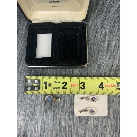 Sherwood Crystal Scotland Pendant Earrings Set - Picture 7 of 7